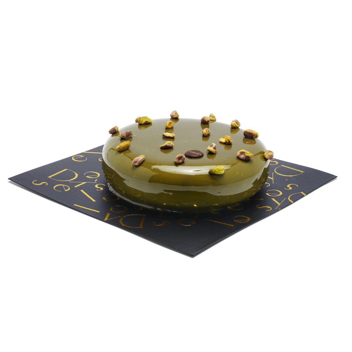 Large Hugo pistachio eclipse cake